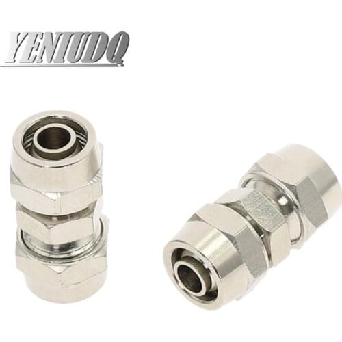 1pcs Pneumatic Fast Twist Fittings Air Tube Straight Push in Connectors Quick Fittings For 4/6/8/10/12mm Hose Tube