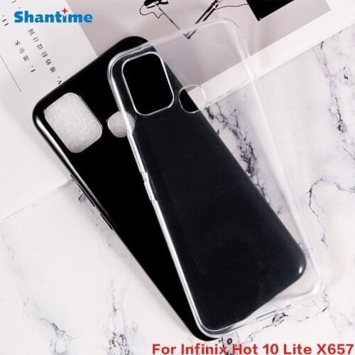 For Infinix Hot 10 Lite X657 Gel Pudding Silicone Phone Protective Back Shell For Infinix Hot 10 Lite X657 Soft TPU Case
