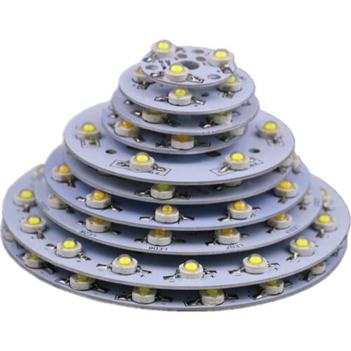 LED PCB platine heatsink with high power chips 3w 5w 7w 9w 12w 18w installed aluminum plate base for led ceiling light downlight