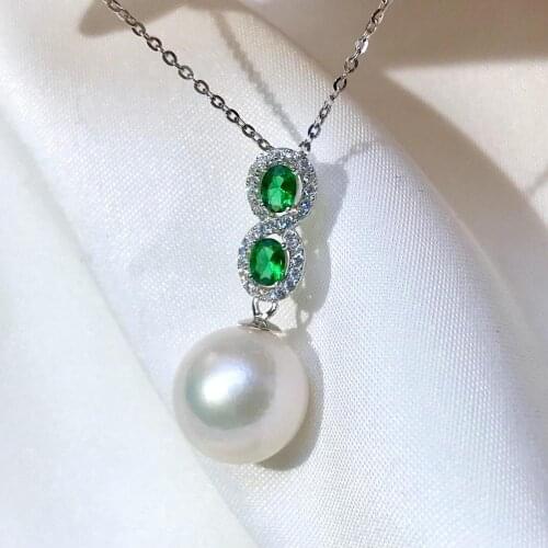 Unique Trendy 925 Sterling Silver Pendant Base Settings Mountings Findings Parts for Pearl Beads Crystal Jade Agate 5pcs/lot