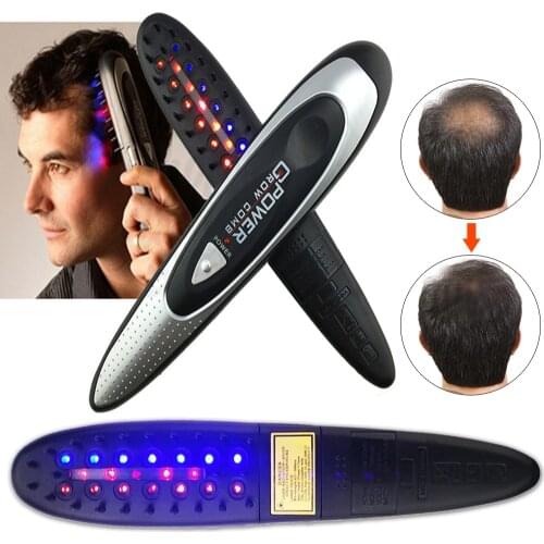 Laser Massage Comb Hair Growth Care Treatment Hair Brush Electric Laser Treatment Comb Stop Hair Loss Regeneration Therapy Comb