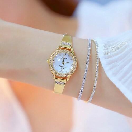 2019 Women Quartz Watches Luxury Diamond Elegant Dress Watches Ladies Wristwatch Relogios Femininos saat Girl Female Clock ZDJ