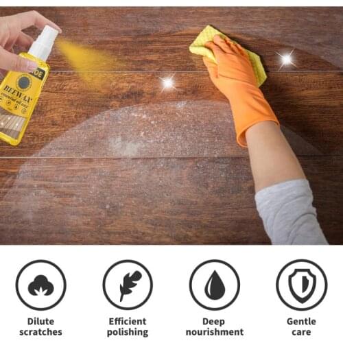 1 Pcs Newest 30ml Beeswax Wood Furniture Care Polishing Spray Maintenance Spray Cleaning Polished Wear-Resistant Wax Furniture