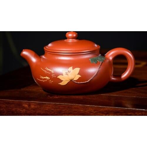 190ml Yixing original famous handmade antique tea pot Kung Fu tea gift set genuine Zisha teapot