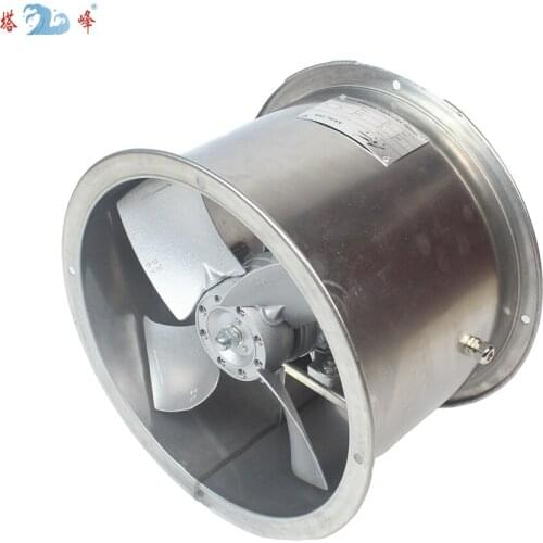 304 stainless steel 12 inch large air flow high temperature resist blower heart air blowing drying blower duct axial fans