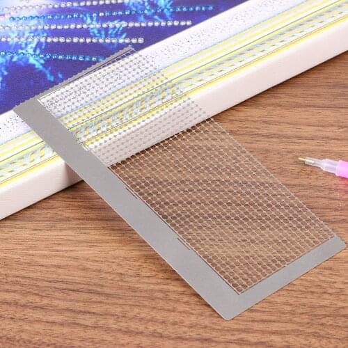 1 Pcs 5D diamond painting diamond net ruler point drill ruler DIY needlework cross stitch tool accessories