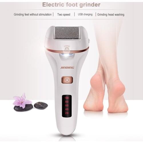 Electric USB Rechargeable Foot Grinder Waterproof Foot File Callus Remover Hard Cracked Dead Skin Grinder Foot Care Tools