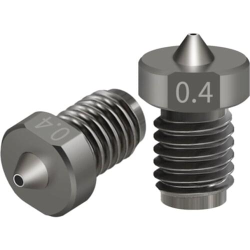 1PCS Hardened steel TT3D nozzle V6 Nozzle for 3D Printers hotend 3D Printer Nozzle for E3D hotend Titan Extruder prusa i3 mk3
