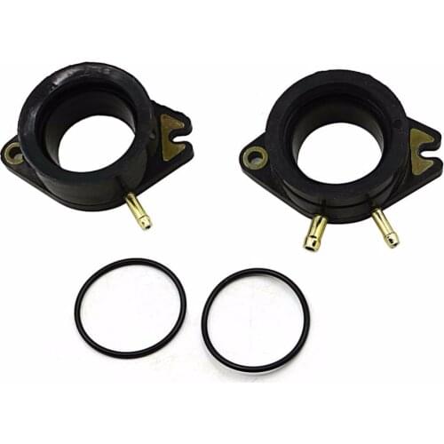 2PCS Carburetor Interface Adapter Intake Manifold Glue For Yamaha XV750 XV 750 Virago 4FY/4PW 1992 - 1997 96 95 94 93 Connector