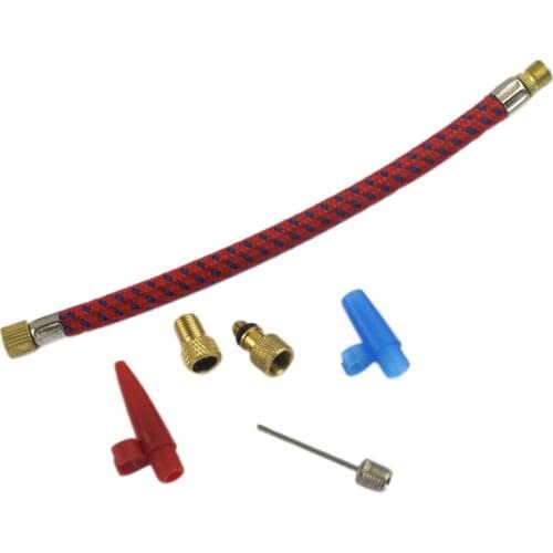 Bike Pump Valve Adapter Set Presta Schrader Woods Converter Connector Nozzle