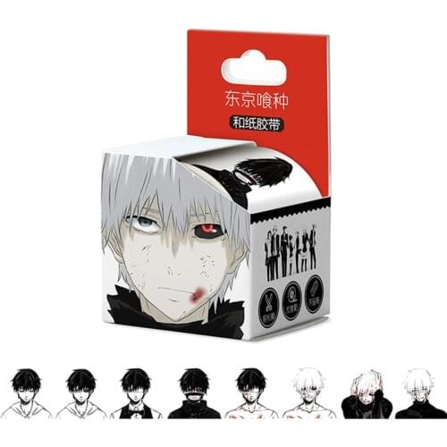 10 sets Anime Tokyo Ghoul Tape TOY Washi Tape Paper Hand account sticker 40mm x 5m toy gift