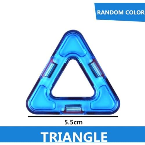 20Pcs/lot Triangle Magnetic Toy Bricks and 3D Magnetic Building Blocks Matched Toy Bricks Kids Gifts School Magnetic Toy