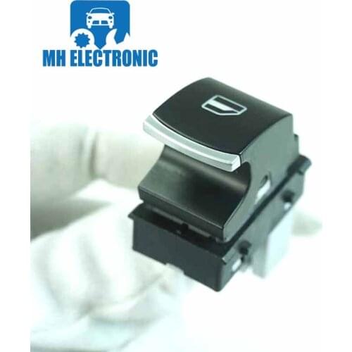 MH Electronic CHROME WINDOW SWITCH For VW Golf MK5 MK6 Tiguan Touran Jetta Passat 5ND959855 5ND 959 855