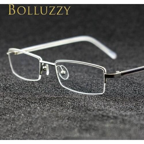 Small Semi Rim Eyeglasses Frames for Men Top Quality Eye Wear for Boys Myopia Goggles Optical Glasses Frames with Clear Lenses