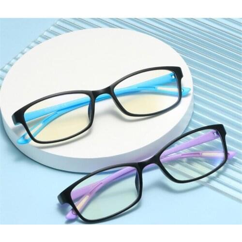 Retro Resin Lens Blue Light Proof Reading Glasses Women Men TR90 Square Hyperopia Eyeglasses Prescription 0 +1.0 +1.5 To +4.0