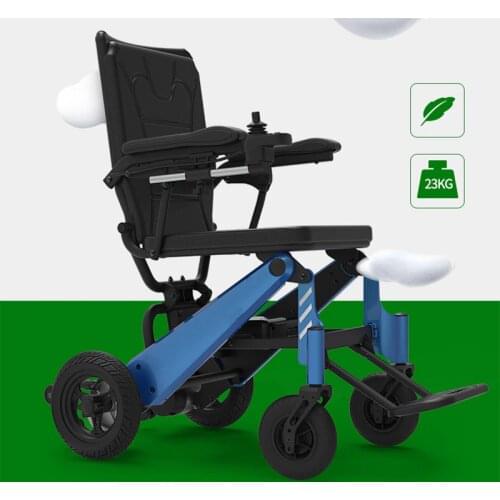 New Design Magnesium Alloy Lightweight Handicapped Joystick Capacity Of 180kg Electric Parts Wheelchair