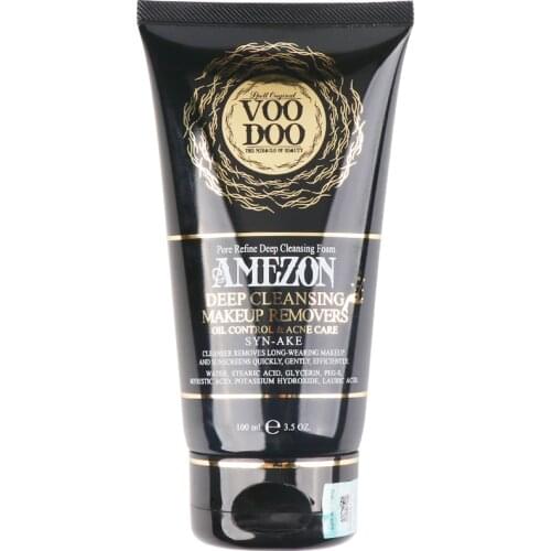 Facial cleansing foam VOODOO AMEZON Makeup Remover & Deep cleansing Foam