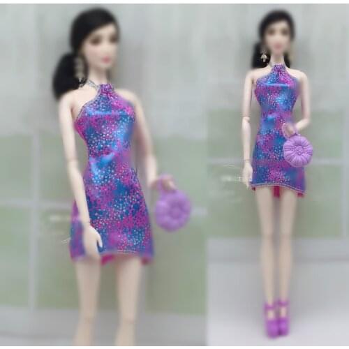 30cm Doll Dress Fashion Clothes Fashion dress skirt for licca For Barbie Doll Accessories Baby Toys Best Girl' Gift