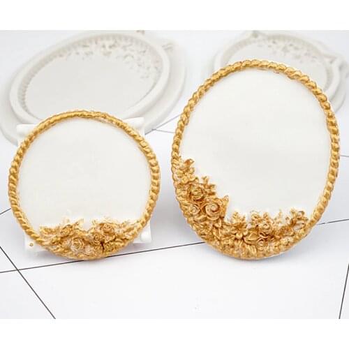 Frame Silicone Mold Fondant Mould Cake Decorating Tools Chocolate Gumpaste Molds, Sugarcraft, Kitchen Gadgets