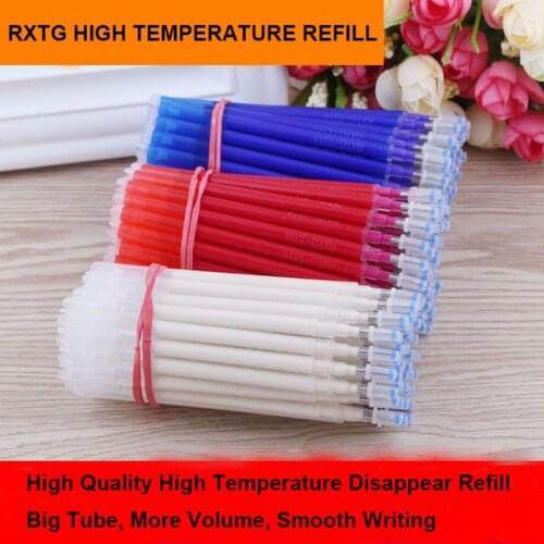 100pcs Ruixiang High Temperature Disappear Refill Fabric+PU Cloth Factory Professional Ironing Heating Disappear Refill 3 Colors