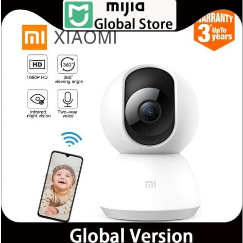 Global Version Xiaomi Mi Home Security Camera 360° 1080P HD WiFi Night Vision IP Detect Alarm Webcam Video Baby Security Monitor