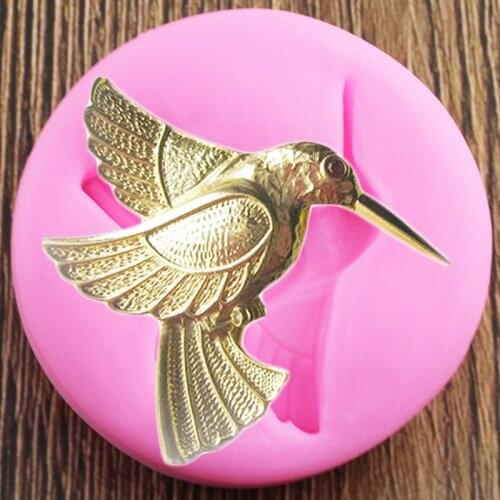 3D Birds Silicone Molds Chocolate Fondant Mould Sugarcraft Cake Decorating Tools Polymer Clay Candy Resin Soap Moulds