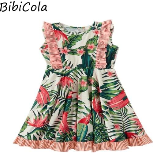 Thin summer new childrens short-sleeved flower suit Family of five thin fashion casual boutique parent-child wear