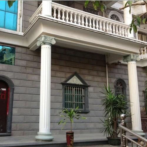 30cm (11.81 in, Internal Diameter) ABS Traditional Flat Durable Round Concrete Roman Pillar Mold