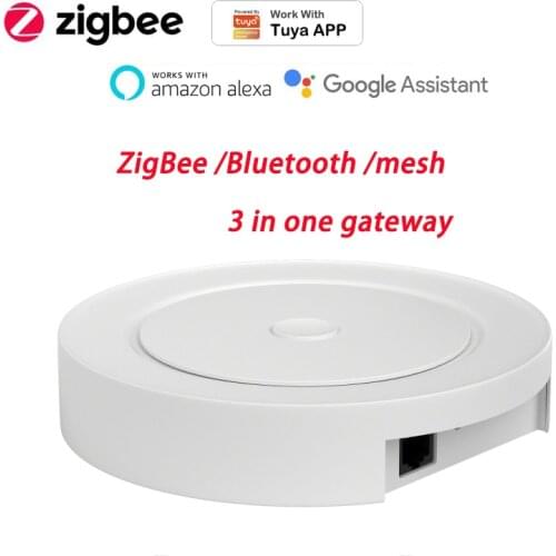 Tuya Graffiti Smart ZigBee Bluetooth Mesh Three In One Host Home Device Multi Mode Gateway Smart Home Control Alexa Google Home