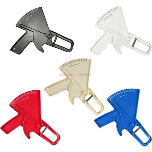 20 pcs High quality Body Fat Tester Measurement Slim Body Test Measurement Slim Skinfold Skin Fold Caliper Guide 0-80MM