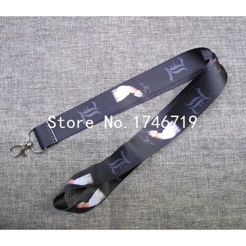 20 pcs cartoon Death Note Key Chains Neck Strap Keys Camera ID Card Lanyard NL-40