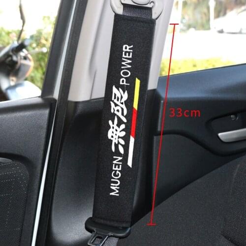 33CM Cotton Car-Styling Case For Mugen Power Honda Civic Accord CRV Hrv Jazz Car Styling