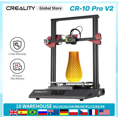 CREALITY CR-10S Pro V2 3D Printer Add BL Touch Leveling With Resume Print Filament Sensor