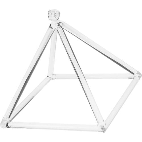 9in Quartz Crystal Music Singing Pyramid C Note for Meditation Relaxation