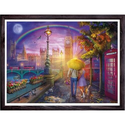 Diamond Embroidery Rhinestones Painting Home Decor 5D Mosaic Diamond Painting Cross stitch Landscape Lovers Kit Mosaic Picture