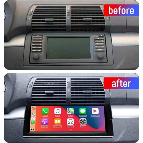 Android 10 Screen Car multimedia Player For BMW X5 E53 1999-2005 GPS Navigation With Rear Camera Audio Radio Stereo Head Unit