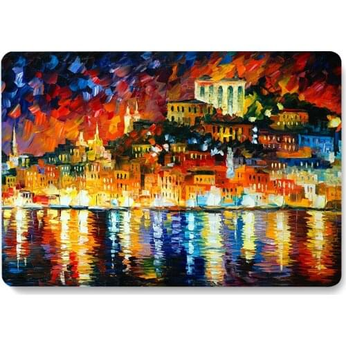 Colorful Oil Painting Case for Apple Macbook Laptop Protective Shell Air 2020 Pro 15 16'' A1706/A1708/A1989 Notebook Back Cover