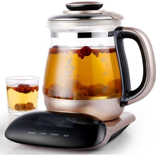 Electric kettle full automatic and thickened glass flower teapot electric tea