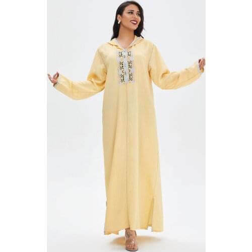 Caftan Marocain Abaya Dubai Turkey Islam Kaftan Muslim Hijab Dress African Dresses For Women Robe Arabe Musulman Djellaba Femme