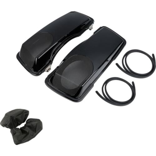Motorcycle 5x7 Speaker Saddlebag Lids For Harley Touring Road King Electra Street Glide 1993-2013 FLH FLTR FLHX