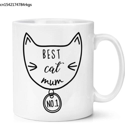 Best Cat Mum Cup Funny Crazy Cat Lady Kitten Mug