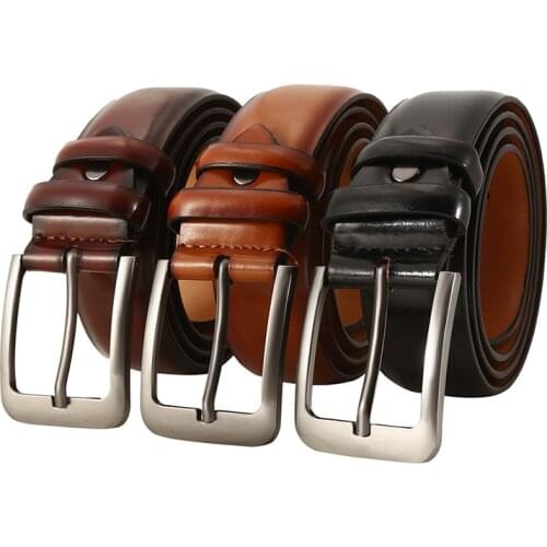 Fashion Mens Belt Designer Men Imitation Leather Belt New Fashion Classice Vintage Pin Buckle Leather Jeans Men Belts