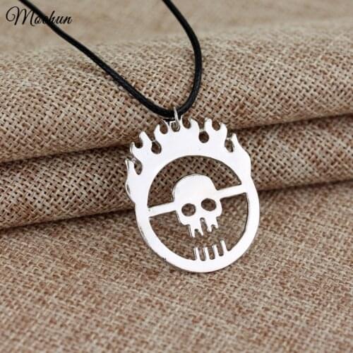 MQCHUN 2017 Hot Sales Mad Max Fury Road Joe Skull Gang Inspired Pendant Necklace For Men High Quality Classic Jewelry Necklace