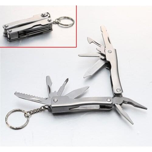 New 1PCS 10 with folding pliers high quality stainless steel mini multi-function pliers outdoor portable tool accessories pliers