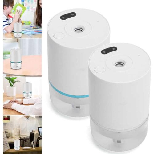 Portable Ethanol Atomizer Cleaner Full-Automatic Induction Spray Sensor Dispenser for Home Office Hotel Braces Supports