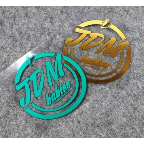 Reflective JDM Babies Stickers Japanese Drift Decals Vinyl Motocross Car Sticker Motorcycle Racing for Laptop Ttruck