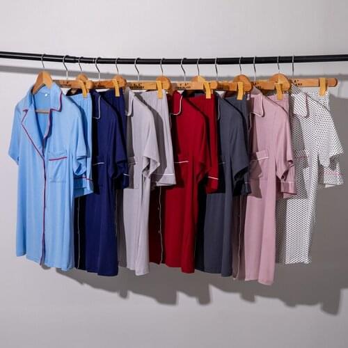 Youhottest Euro Size Viscose Modal Short Sleeves Women Pajamas Cotton Pyjamas