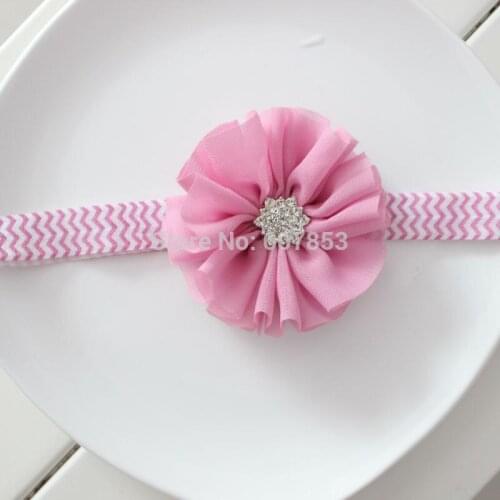 Chiffon flower headband girl headband 1 pcs 14color Upick