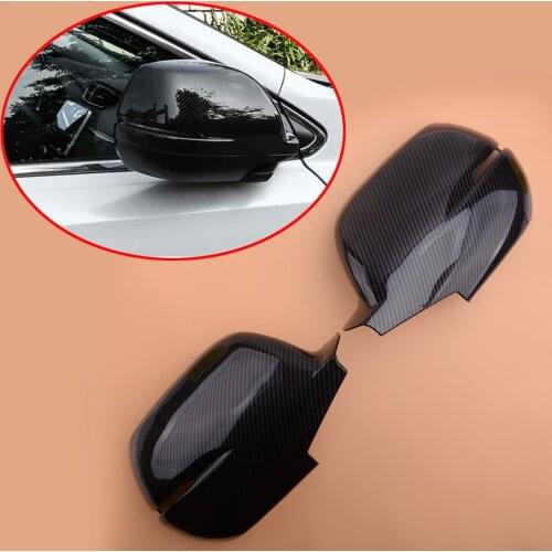 1 Pair ABS Black Car Rearview Side Mirror Cover Trim Fit for Honda CRV CR-V 2012 2013 2014 2015 2016 2017 2018 2019 2020