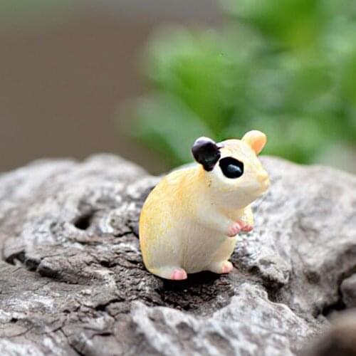 1PC Hamsters Mouse Miniature Fairy Garden Decoration Houses Mini Craft Micro Landscaping Decor Home Decoration DIY Accessories